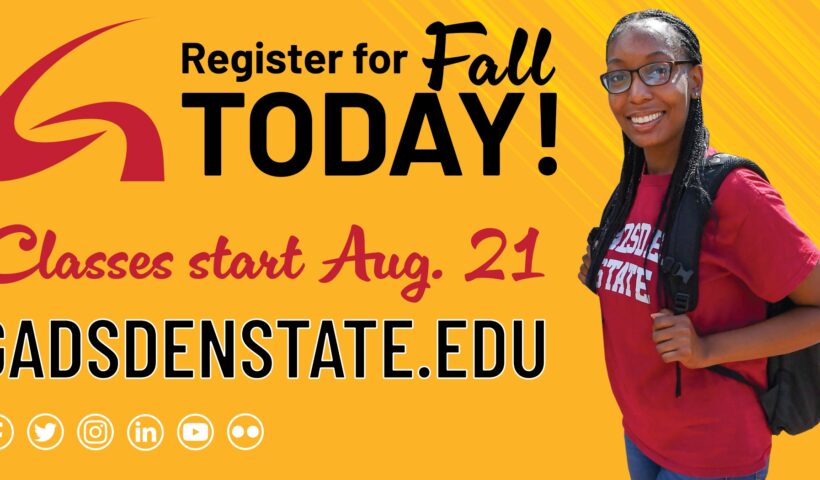 You still have time to register for Fall classes at Gadsden State Community College!